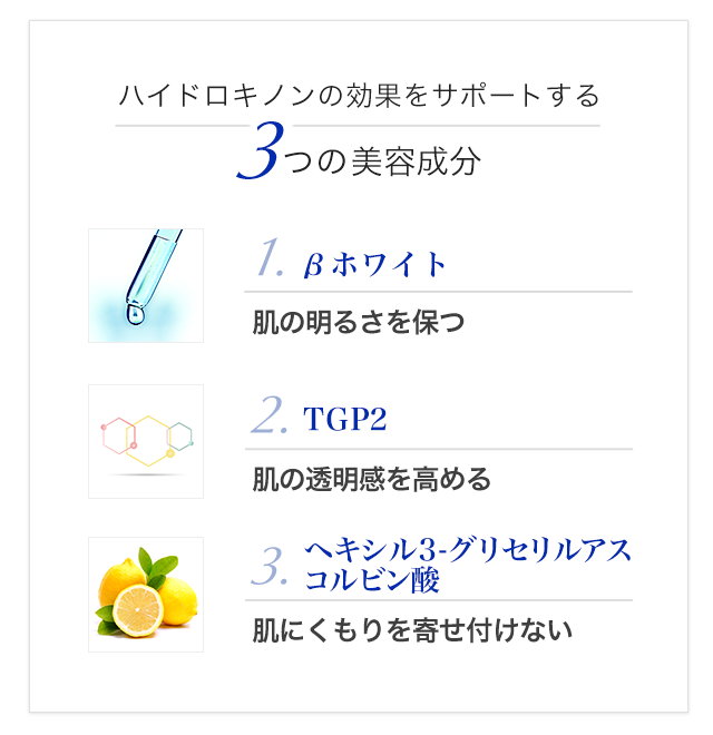 3つの美容成分