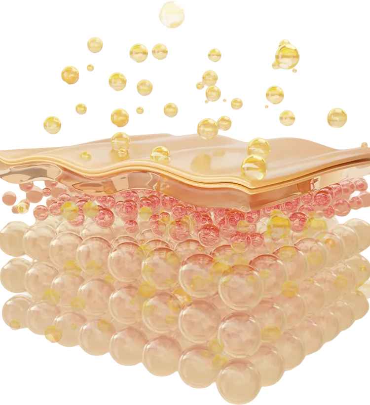 有効成分が肌に浸透