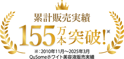 累計販売実績155万本突破
